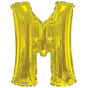 34" Gold Letter M Kaleidoscope