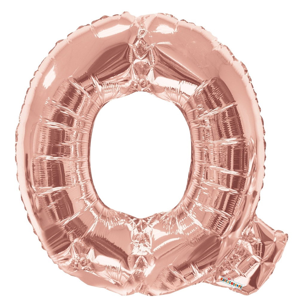 34" Rose Gold Letter Q