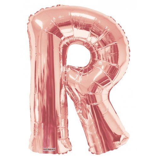 34" Letter R Rose Gold Kaleidoscope