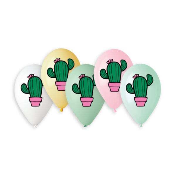 13" GS120 Colorful Cactus #763 5 pcs.
