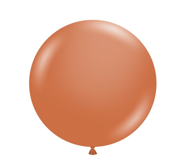 11" Burnt Orange Tuftex 100 pcs
