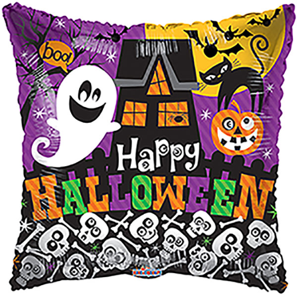 18" Haunted House Foil Balloon