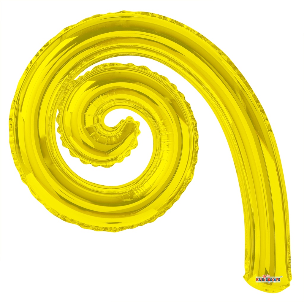 14" Kurly Spiral Lime Green