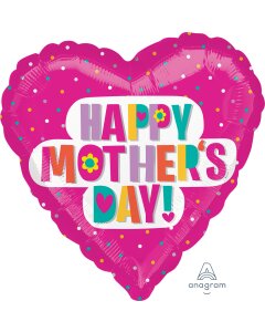 18" Mother's Day Color Dots