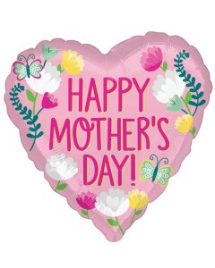 18" Mother's Day Pink Floral