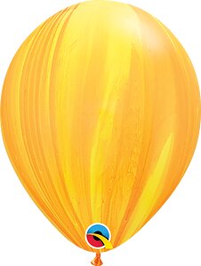 11" Yellow Orange SuperAgate™ 5 pcs