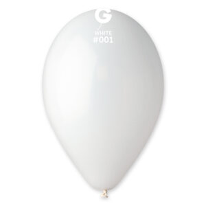 12” G110 White #001 12 pcs