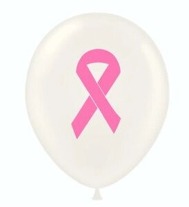 12" Breast Cancer Aware Ribbon TufTex 100 pcs
