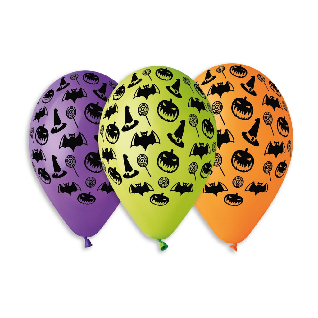 13" GS120:  Halloween Texture Ass. #217 5 pcs