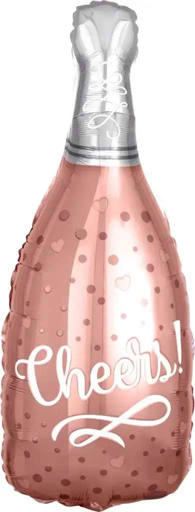 36" Cheers Rose Champagne Bottle 1 pc