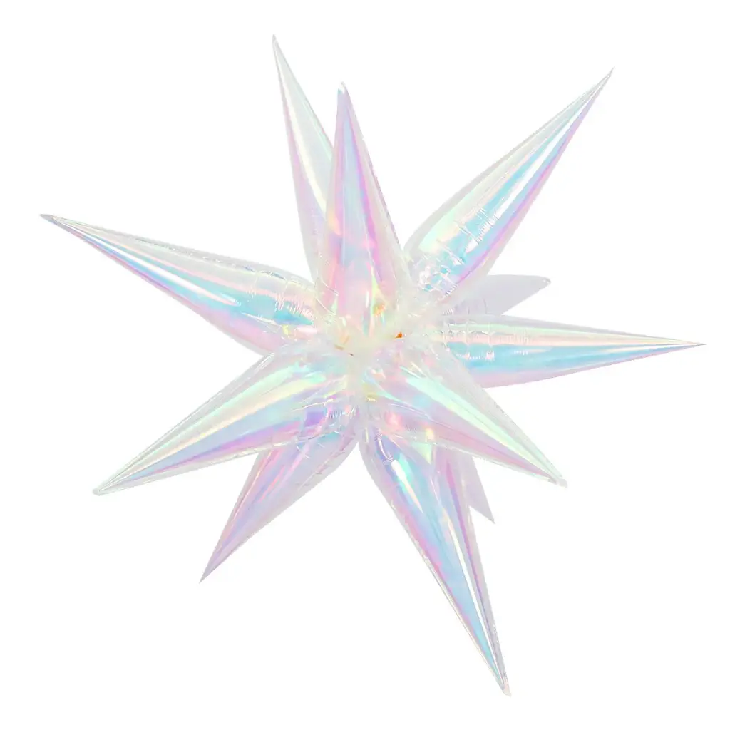 22" Starburst Iridescent Star