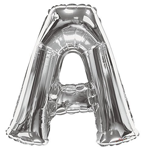 34" Letter A Silver Kaleidoscope