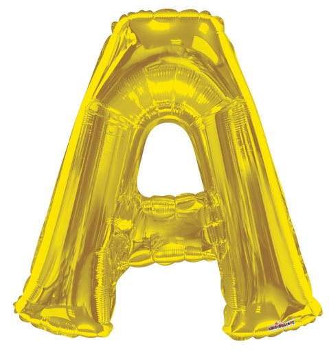 [15260-34] 34" Gold Letter A Kaleidoscope