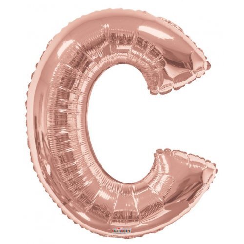 [108799] 34" Rose Gold Alphabet #C