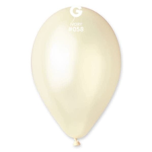 [11580] 12" GM110 Metallic Ivory #058 50 pcs