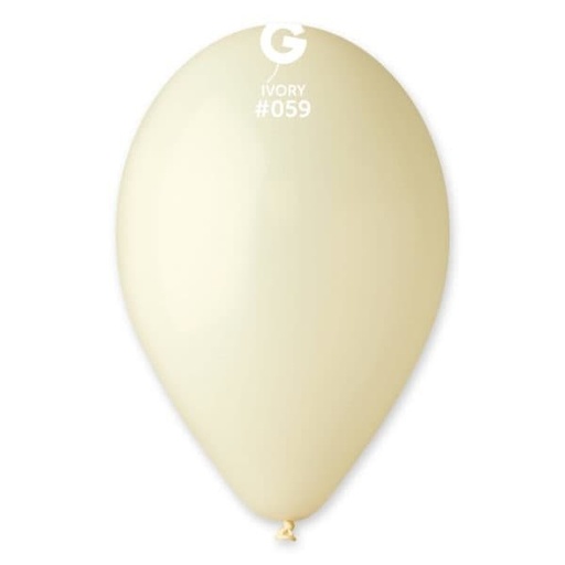 [11590] 12" G110 Ivory #059 50 pcs
