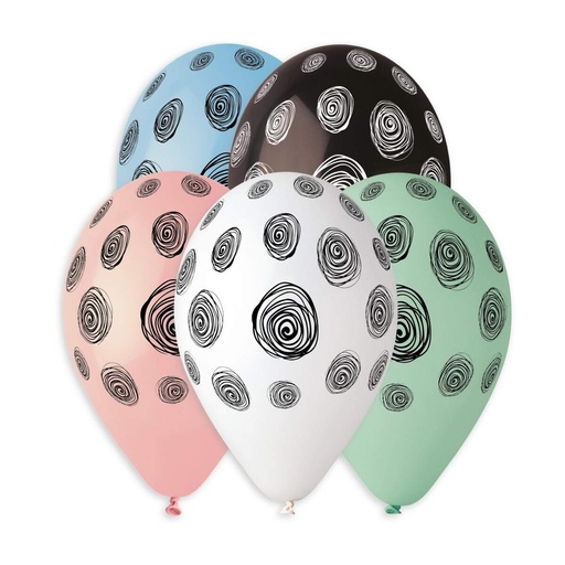 [929157] GS120: #864 Spiral Dots 929157