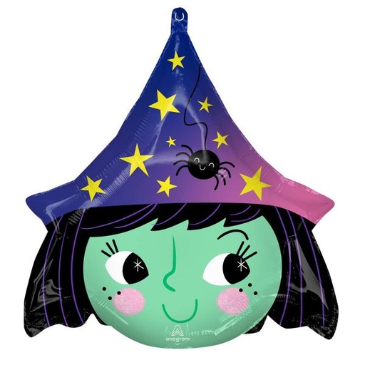 [4315601] Halloween Witch 18" Foil Balloon
