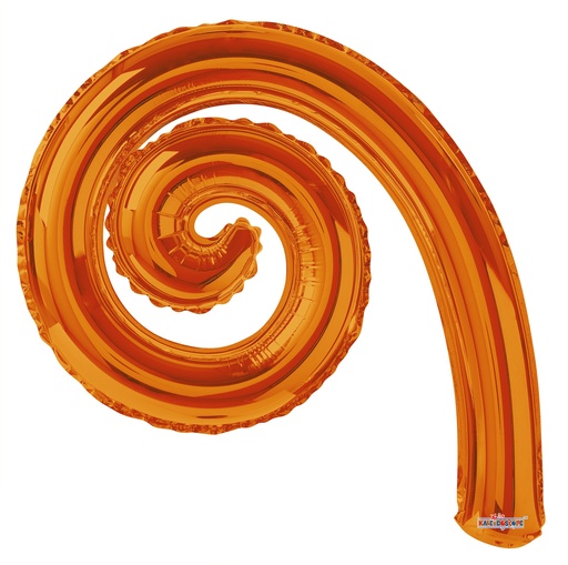 [19963] 14" Kurly Spiral Orange
