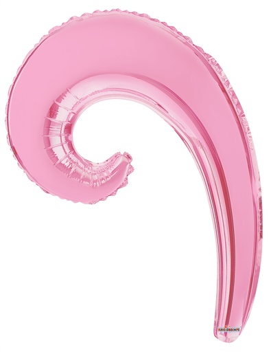 [19925] 14" Kurly Wave Spiral Pink