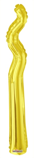 [19919] 14″ Kurly Zig Zag Gold 2 pcs