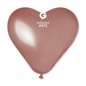 [8021886567106] 10" CRM10  Metallic Rose Gold #071 50 pcs