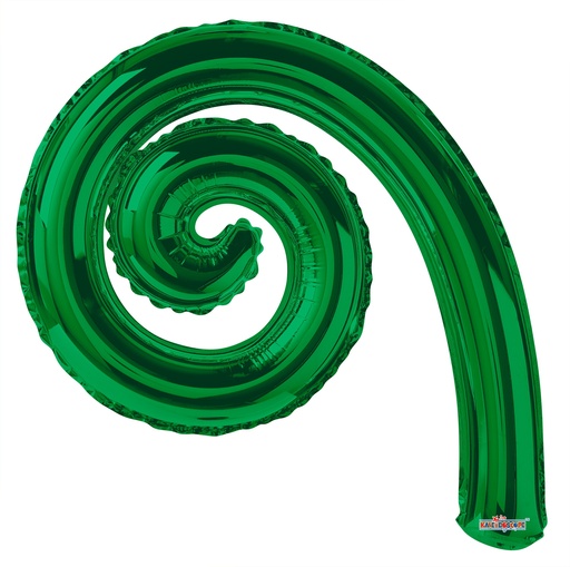 [19962] 14" Kurly Spiral Green
