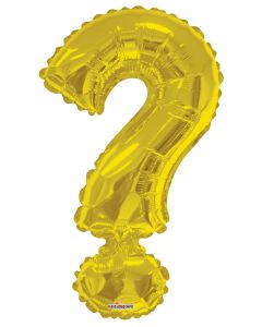 [15286-34] 34" Letter ? Gold Kaleidoscope