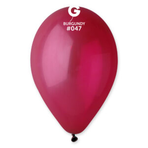 12" G110 Burgundy #047 12 pcs