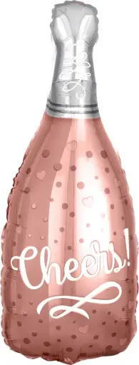 36" Cheers Rose Champagne Bottle 1 pc